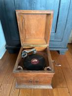 Antieke grammofoon in kast Favrola, Antiek en Kunst, Ophalen