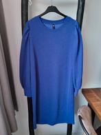 Blauwe jurk met glitters door de stof heen, Hema, Blauw, Maat 38/40 (M), Ophalen of Verzenden