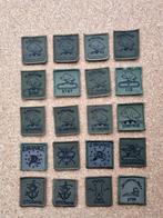 20 Genie borstpatches nr1, Ophalen of Verzenden, Landmacht, Nederland, Embleem of Badge