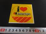 sticker i love INTERTOYS  speelgoedwinkels, Ophalen, Zo goed als nieuw