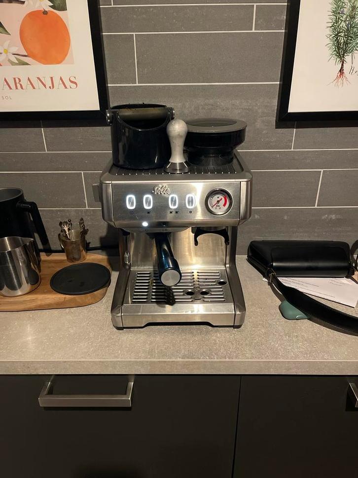 Solis Espressomachine - Goed onderhouden!, Witgoed en Apparatuur, Koffiezetapparaten, Gebruikt, Gemalen koffie, Espresso apparaat