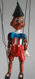 Vintage handgemaakte houten pinocchio marionet, Nieuw, Ophalen of Verzenden