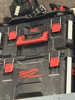 Milwaukee Packout Set - Trolley, 2 Kisten + Extra's!, Ophalen of Verzenden, Zo goed als nieuw