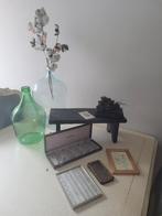 Grote zeer oude blauw glazen gistfles uit het Ertsgebergte, Ophalen of Verzenden