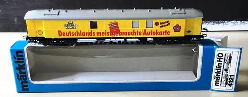 MäRKLIN H0 # 4121 TENTOONSTELLING WAGEN SHELL GEEL N in OVP, Hobby en Vrije tijd, Modeltreinen | H0, Nieuw, Wagon, Wisselstroom