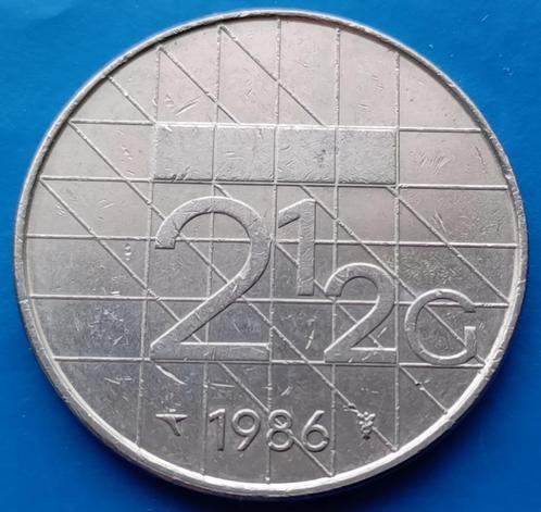 2 1/2 gulden 1986 - Beatrix, Postzegels en Munten, Munten | Nederland, Losse munt, 2½ gulden, Koningin Beatrix, Verzenden