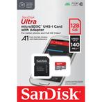 SanDisk Ultra micro SD XC 128 GB UHS-I Klasse 10 140 MB/s, Audio, Tv en Foto, Fotografie | Geheugenkaarten, Nieuw, Ophalen of Verzenden