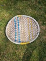 3 grote platte manden uit Mali., Huis en Inrichting, Woonaccessoires | Schalen en Manden, Ophalen of Verzenden, Nieuw, Rond, Riet