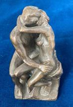 Beeldje “de kus” van Rodin., Antiek en Kunst, Ophalen of Verzenden, Brons