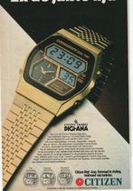 Retro reclame 1979 Citizen horloge Digi-Ana Ouderkerk, Verzenden, Overige typen