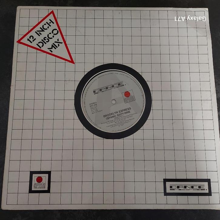 12 " Maxisingel Brooklyn Express - (Spank) Sixty-Nine) 1981, Cd's en Dvd's, Vinyl | Dance en House, Gebruikt, Disco, 12 inch, Ophalen of Verzenden