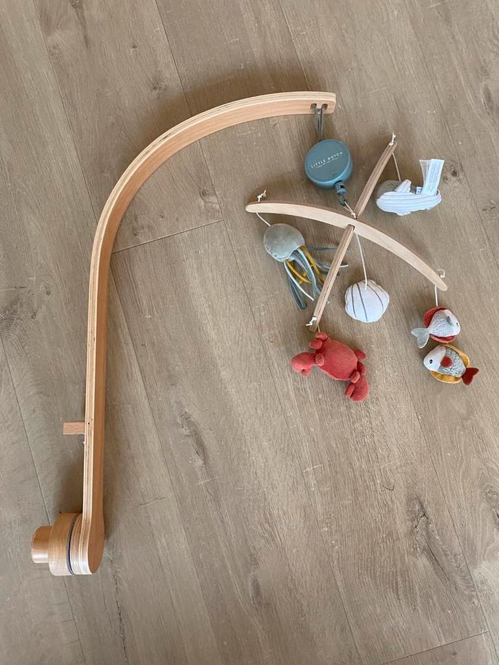 Little Dutch Muziekmobiel Ocean Mint, Kinderen en Baby's, Speelgoed | Babyspeelgoed, Zo goed als nieuw, Mobiel, Met geluid, Ophalen