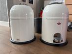 2 Wesco Single Master 9L Prullenbakken, Ophalen, Gebruikt, Met pedaal, Minder dan 10 liter