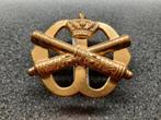 Veldartillerie  - baretembleem  KL  / NEDERLAND, Ophalen of Verzenden, Landmacht, Nederland, Embleem of Badge