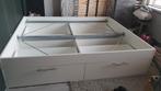 Brimnes bed 160x200, Huis en Inrichting, Ophalen, Gebruikt, Wit, Tweepersoons