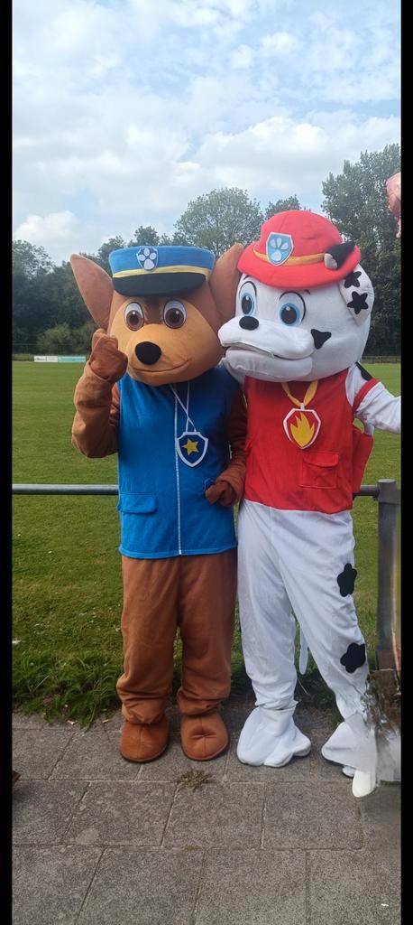 Chase en Marshall paw patrol mascottes, Hobby en Vrije tijd, Feestartikelen | Verhuur, Nieuw, Verjaardag, Ophalen