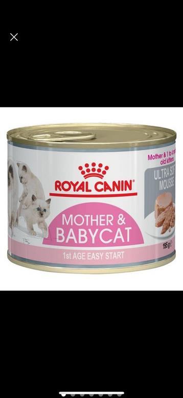 Royal canin mother & babycat, kittenvoer, mousse beschikbaar voor biedingen