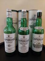 Whisky Laphroaig 3 Kokers + Lege Flessen Oud Design, Ophalen of Verzenden