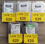 1TB Desktop Hard drive, 3.5'' - €20,- P,St ( 5 Op Voorraad!), Intern, Refurbished, Ophalen of Verzenden, 1TB, 1 TB, 1000 GB. 1000GB