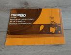 Thorens TD 160 originele handleiding gebruiksaanwijzing, Ophalen of Verzenden, Thorens