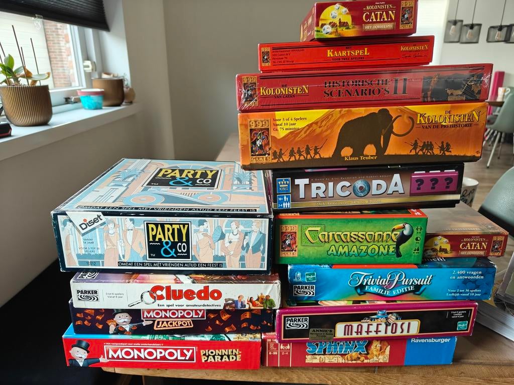 Stapel gezelschapsspellen in nette staat, Hobby en Vrije tijd, Gezelschapsspellen | Bordspellen, Diverse, Ophalen of Verzenden