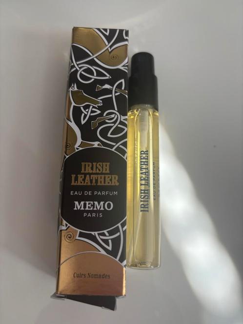 Memo Paris Irish Leather 10ml Travel Spray eau de parfum, Sieraden, Tassen en Uiterlijk, Uiterlijk | Parfum, Nieuw, Ophalen of Verzenden