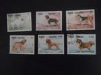CAMBODJA 1990 set (6) HONDEN, Verzenden, Gestempeld, Dier of Natuur