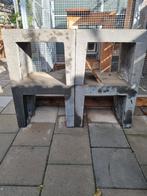 4x U-Elementen Betonblokken 40x50x40 cm, Ophalen