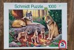 Legpuzzel wolven 1000 stukjes, Ophalen of Verzenden, 500 t/m 1500 stukjes, Gebruikt, Legpuzzel