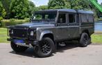 Land Rover Defender 2.2 D 130" S|Crew Cab|Org NL|1 Eig|BTW|E, Auto's, Land Rover, Euro 5, Gebruikt, Zwart, 4 cilinders