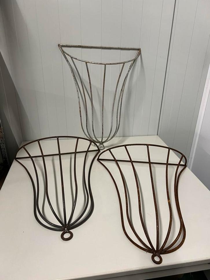 Te Koop : Wanddecoratie Hooiruif Tuin Wand Decoratie Metaal, Antiek en Kunst, Curiosa en Brocante, Ophalen of Verzenden
