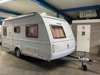 Tabbert Da vinci 450 VERKOCHT, Caravans en Kamperen, Caravans, Tabbert, Bedrijf, Schokbreker, 6 tot 7 meter