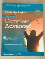 Cambridge English Complete Advanced ISBN 9781107670907, Boeken, Guy Brookhart and Simon Haines, Ophalen of Verzenden, Zo goed als nieuw