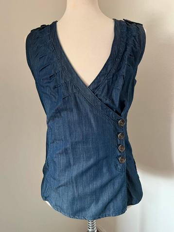 Denim gilet Anna Scott, maat L beschikbaar voor biedingen