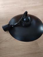 Zwarte, retro pendellamp., Huis en Inrichting, Lampen | Hanglampen, Ophalen, Gebruikt, Vintage, Metaal