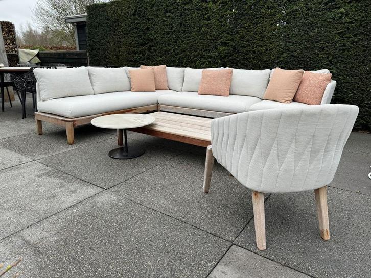 -50% ! Royal Botania Calypso Loungeset - SHOWROOMMODEL, Tuin en Terras, Tuinsets en Loungesets, Zo goed als nieuw, Loungeset, Teakhout