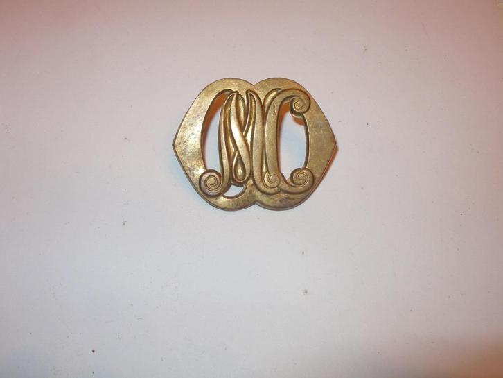 Embleem veldmuts Mobiele Colonnes, Verzamelen, Militaria | Algemeen, Landmacht, Embleem of Badge, Nederland, Ophalen of Verzenden