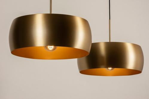 hanglamp goud 128cm zwart eettafel woonkeuken bar tafel lamp, Huis en Inrichting, Lampen | Hanglampen, Nieuw, Minder dan 50 cm