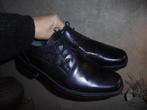 P61b) zwart leer als nieuw claudio conti nette schoenen 46, Kleding | Heren, Schoenen, Ophalen of Verzenden, Zo goed als nieuw