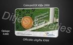 EK Vijfje 2000 in coincard KNM, Ophalen of Verzenden, Koningin Beatrix, 5 gulden