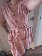 ML jurk terracotta creme vintage look met zakken en ceintuur, Maat 38/40 (M), Overige kleuren, Ophalen of Verzenden, Zo goed als nieuw