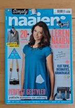 Simply naaien nr 1 juli 2015, Ophalen of Verzenden, Gebruikt, Vrouw, Overige merken