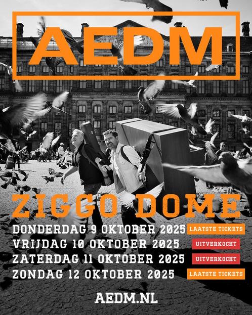 4x tickets Acda & de Munnik 10 okt Ziggo Dome, Tickets en Kaartjes, Evenementen en Festivals, Eén persoon