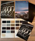 Unieke Audi V8 dubbele verzamel brochure in luxe insteek map, Ophalen of Verzenden, Gelezen, Audi