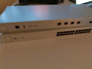 Unifi Gateway Pro + Switch 24 500W beschikbaar voor biedingen