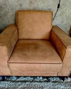 Bank & luxe fauteuil voor slechts &195.-, Huis en Inrichting, Banken | Bankstellen, Ophalen, Driepersoons, Zo goed als nieuw, Rechte bank
