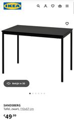 Ikea sandsberg eettafel, Huis en Inrichting, Tafels | Eettafels, Ophalen, Zo goed als nieuw, Rechthoekig, 50 tot 100 cm