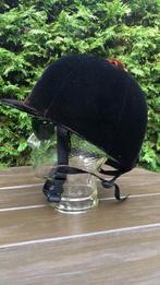 Paardrijcap maat 58 zwart, Dieren en Toebehoren, Paardrijkleding, Ophalen, Dressuur, Zo goed als nieuw, Dames