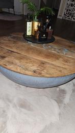 Salon tafel rond, Huis en Inrichting, Tafels | Salontafels, Ophalen, 100 tot 150 cm, Rond, 50 tot 100 cm