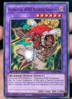 Yu-Gi-Oh! Elemental HERO Necroid Shaman SGX2 1st Edition !, Hobby en Vrije tijd, Verzamelkaartspellen | Yu-gi-Oh!, Verzenden, Zo goed als nieuw